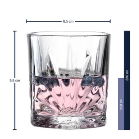 Massangaben zu Whiskybecher DOF CAPRI 330 ml